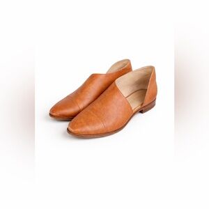 Diba True - Dorsay Leather Booties - Cognac - Size 10